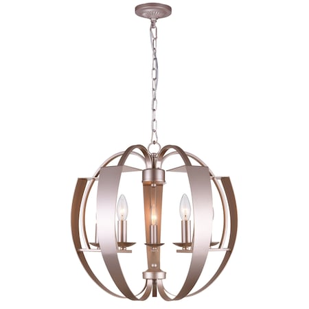 Cwi Lighting Verbena 5 Light Chandelier With Pewter Finish 9950P21-5-221